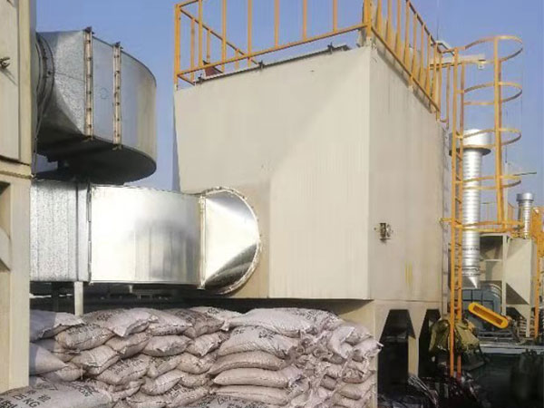 塑料廢氣處理柱狀活性炭更換